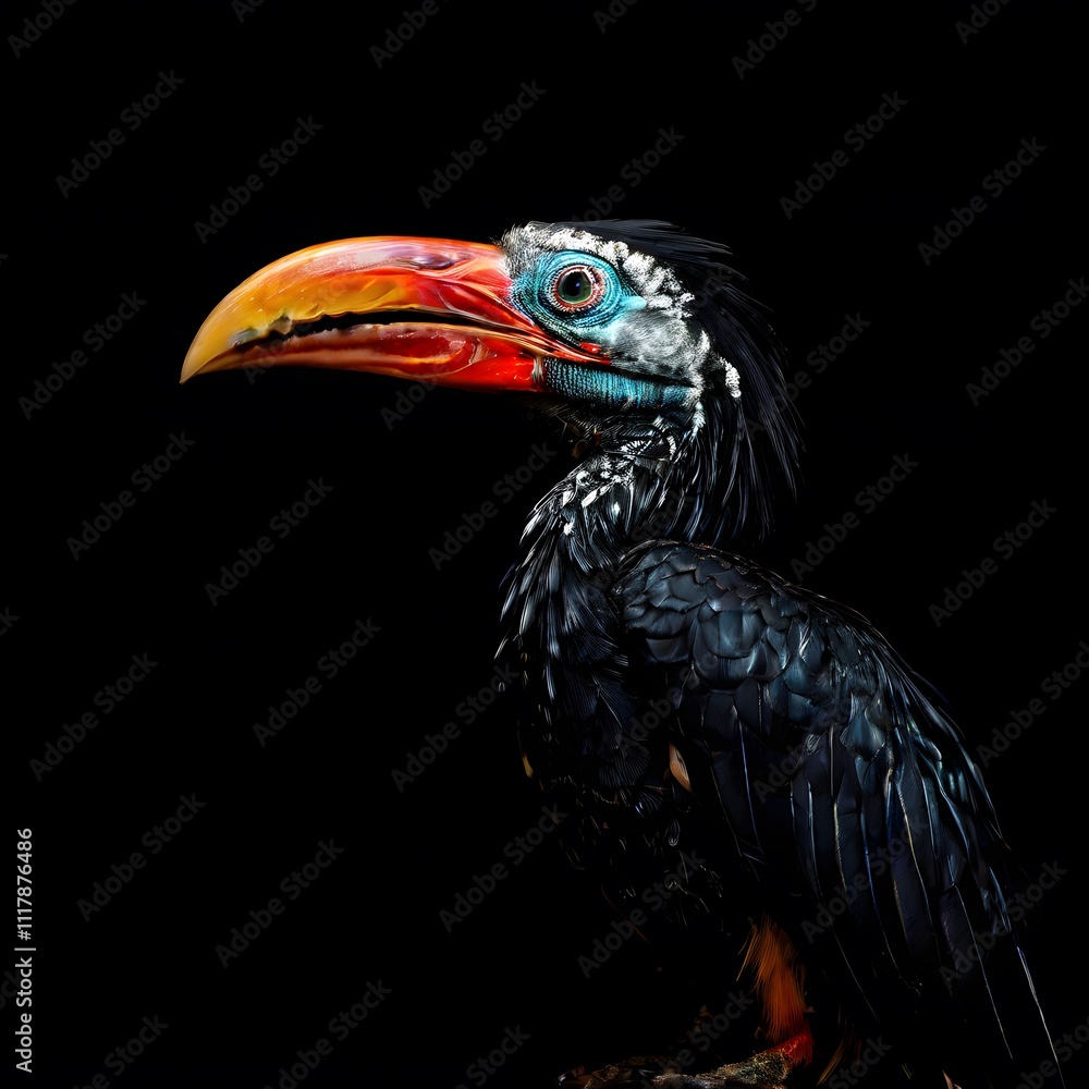 beautiful animal in a studio isolated on black wild life beautiful animal in a studio isolated on black wild life