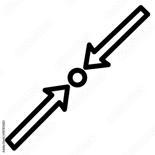 Arrow Compress Diagonal
