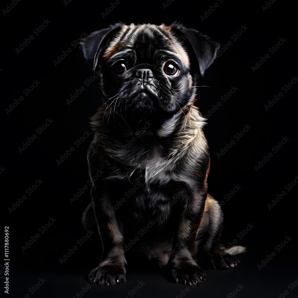 beautiful animal in a studio isolated on black wild life beautiful animal in a studio isolated on black wild life