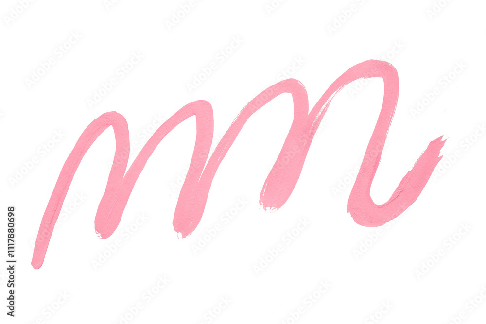 isolated pink brush strokes applied with a brush stroke in a transparent background isolated pink brush strokes applied with a brush stroke in a transparent background