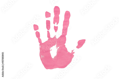 isolated pink brush strokes applied with a brush stroke in a transparent background