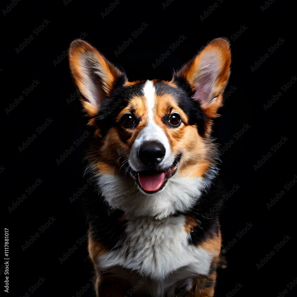 beautiful animal in a studio isolated on black wild life beautiful animal in a studio isolated on black wild life