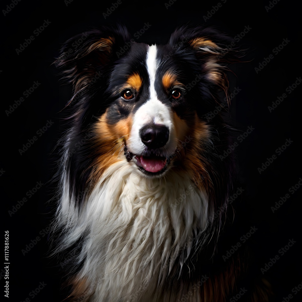 beautiful animal in a studio isolated on black wild life beautiful animal in a studio isolated on black wild life