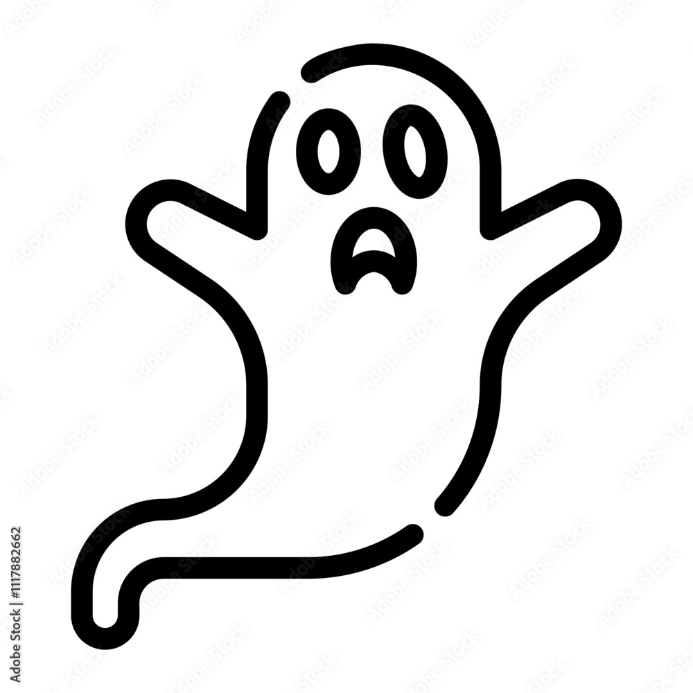 ghost line icon ghost line icon