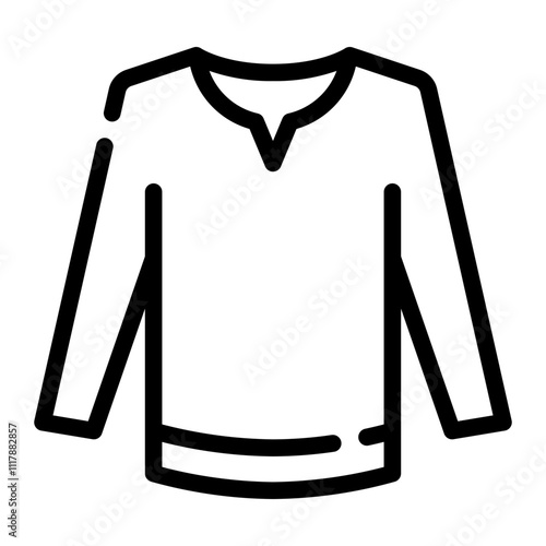 pijama line icon
