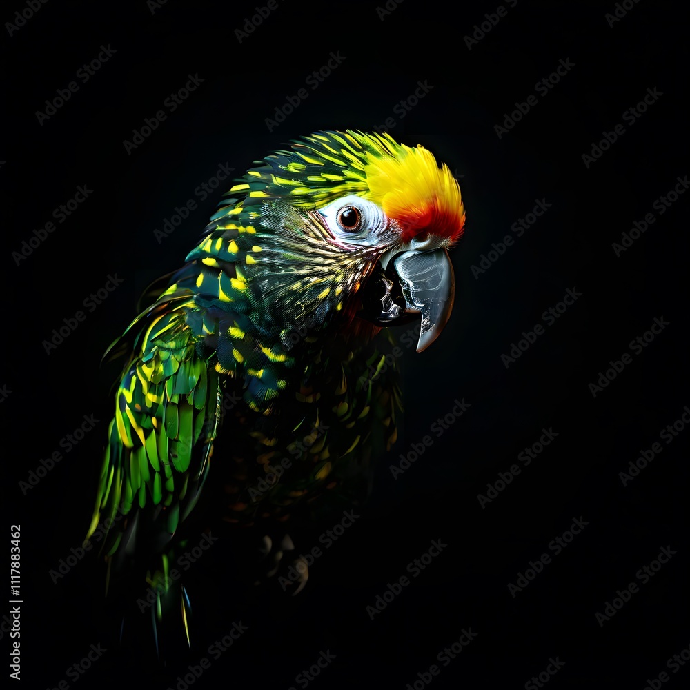 beautiful animal in a studio isolated on black wild life beautiful animal in a studio isolated on black wild life
