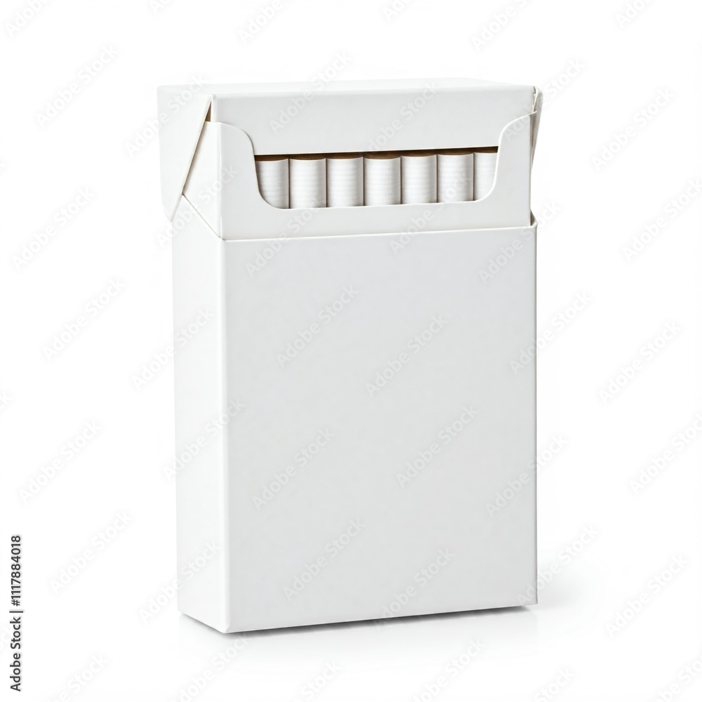 White cigarettebox mockup White cigarettebox mockup