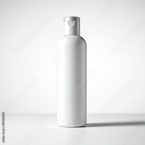 white plastic bottle mockup