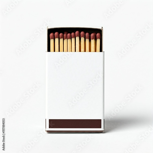 white box of matches mockup