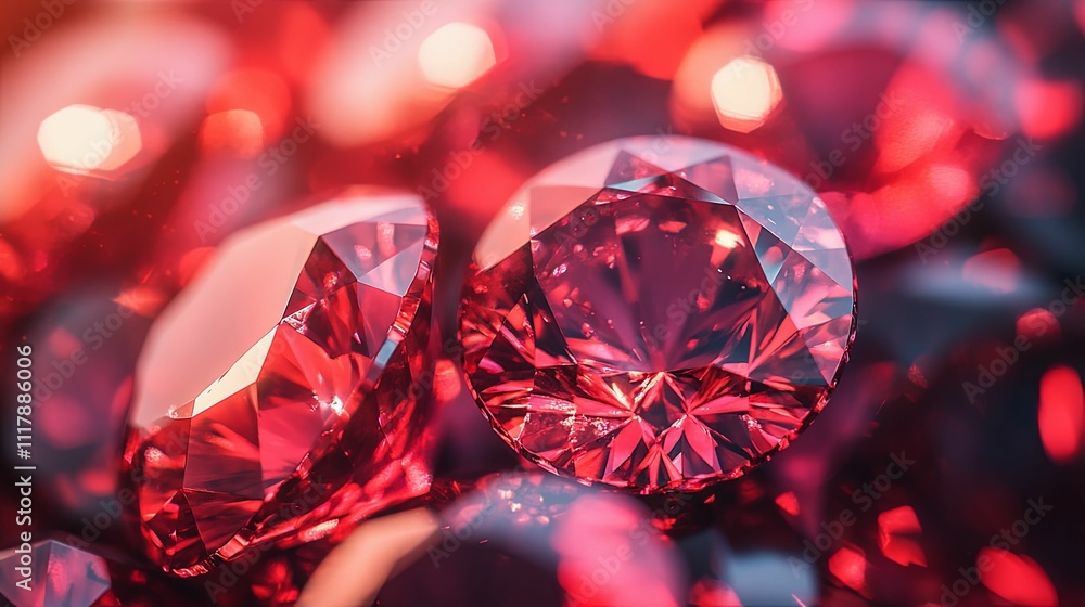 Sparkling Red Gems Glimmering In The Light Sparkling Red Gems Glimmering In The Light