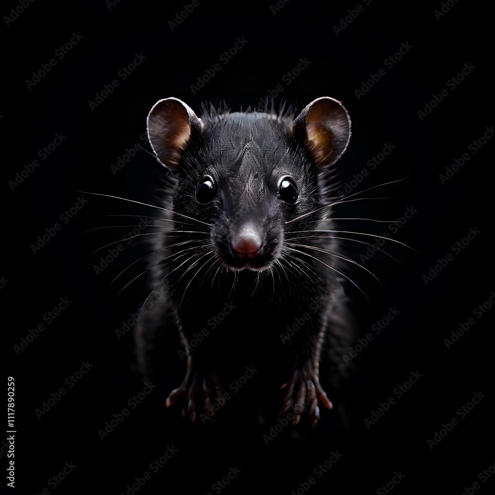 beautiful animal in a studio isolated on black wild life beautiful animal in a studio isolated on black wild life
