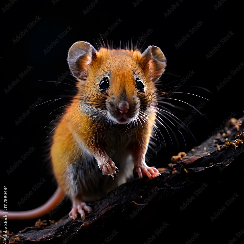 beautiful animal in a studio isolated on black wild life beautiful animal in a studio isolated on black wild life