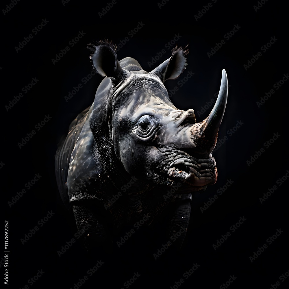beautiful animal in a studio isolated on black wild life beautiful animal in a studio isolated on black wild life