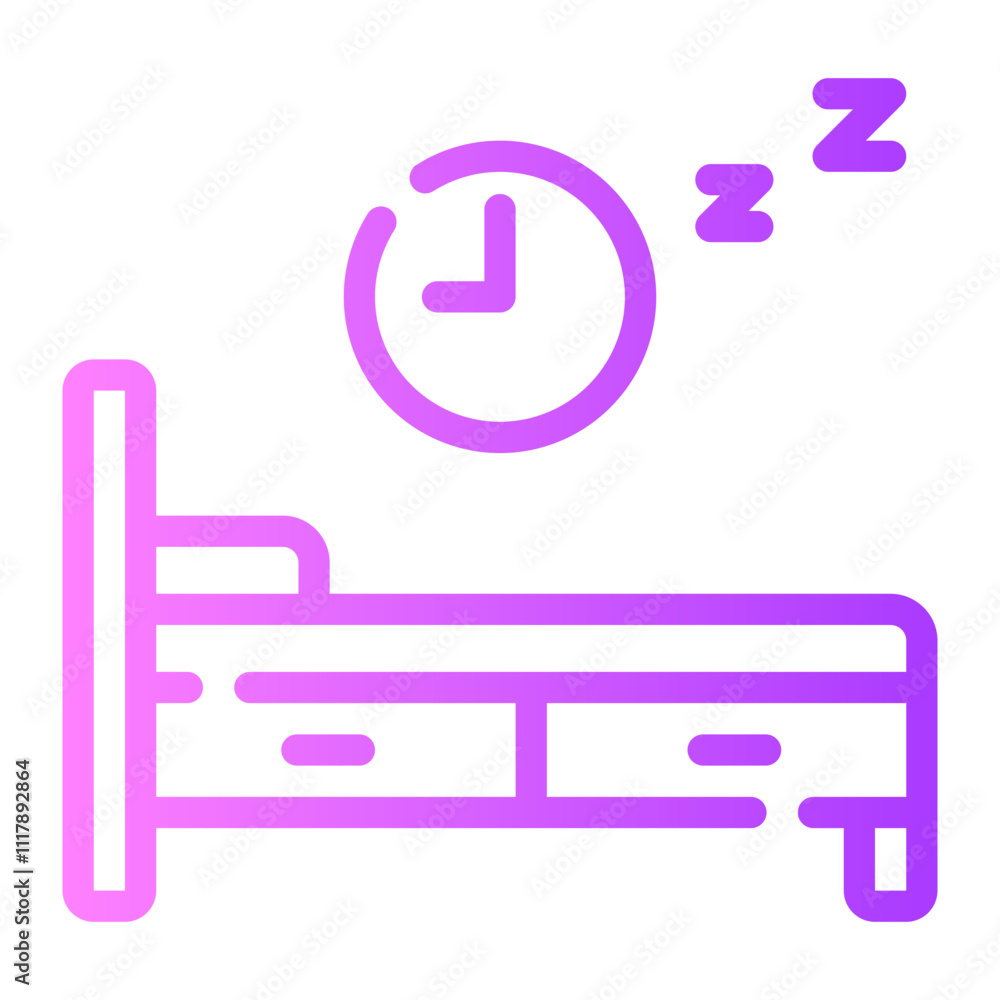 bedtime gradient icon bedtime gradient icon