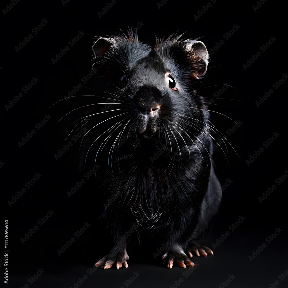beautiful animal in a studio isolated on black wild life beautiful animal in a studio isolated on black wild life