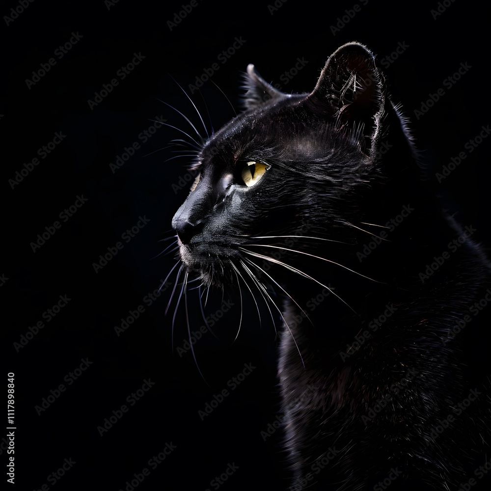 beautiful animal in a studio isolated on black wild life beautiful animal in a studio isolated on black wild life