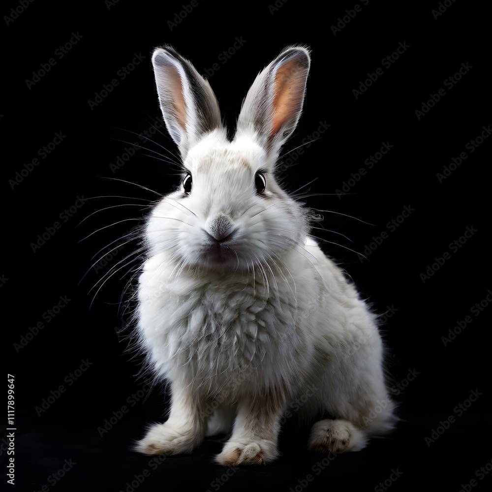 beautiful animal in a studio isolated on black wild life beautiful animal in a studio isolated on black wild life