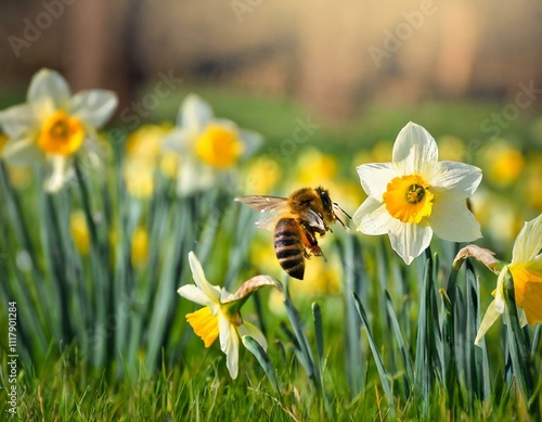 Auf einer Frühlingswiese photo