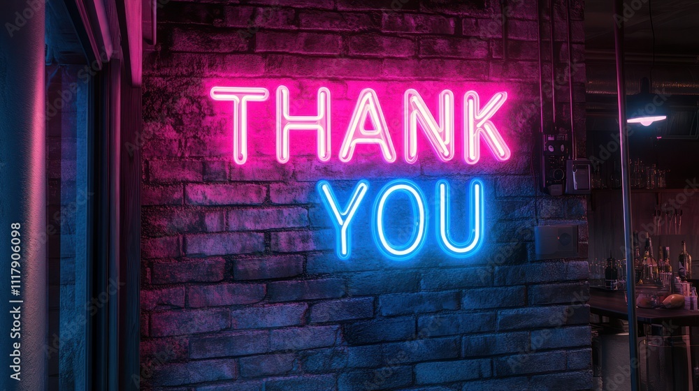 Pink and blue neon sign saying Pink and blue neon sign saying
