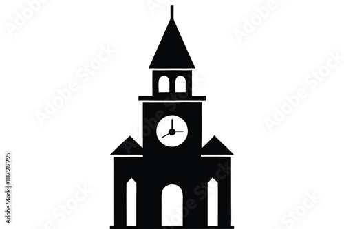 church tower illustration