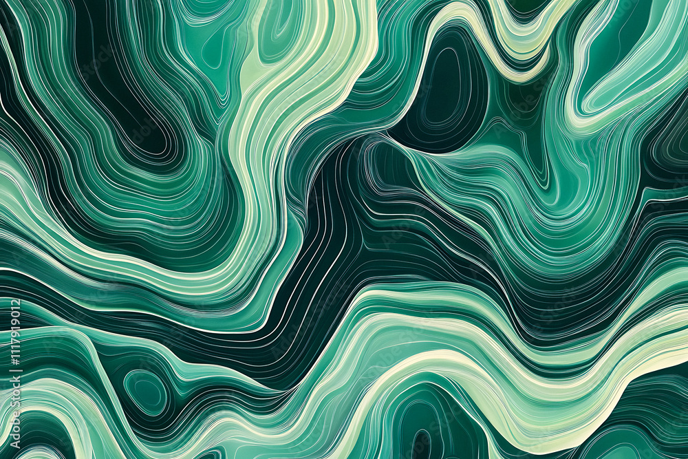 Abstract Organic Green Line Pattern for Wallpaper Background Abstract Organic Green Line Pattern for Wallpaper Background