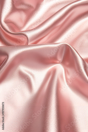 Wallpaper Mural metallic texture, crumpled foil, glossy pink, shiny foil, luxurious design, abstract texture, elegant shimmer, soft metallic, reflective pattern, luxe design, modern foil, shiny surface, chic texture Torontodigital.ca