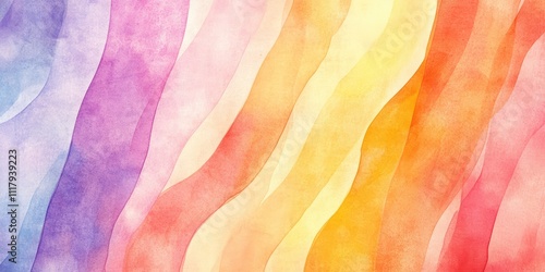 Vibrant Abstract Background with Flowing Colorful Waves