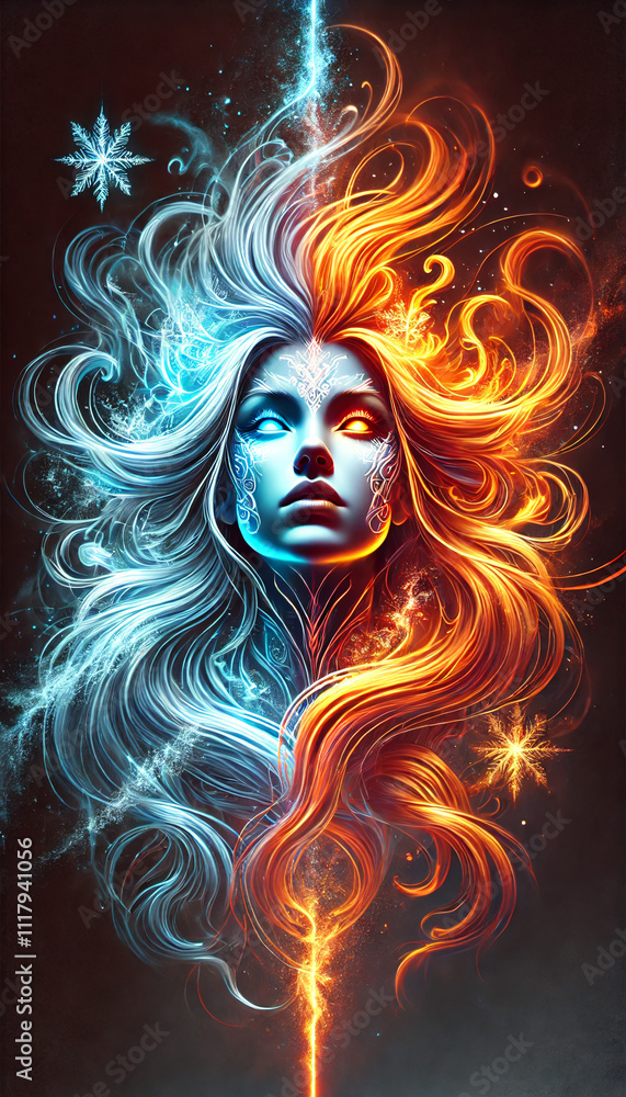 Fire and Ice: Mystical Duality Fire and Ice: Mystical Duality