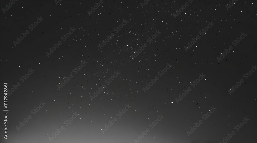 Fototapeta premium Serene night sky filled with countless stars, a breathtaking celestial panorama perfect for backgrounds or space-themed designs.