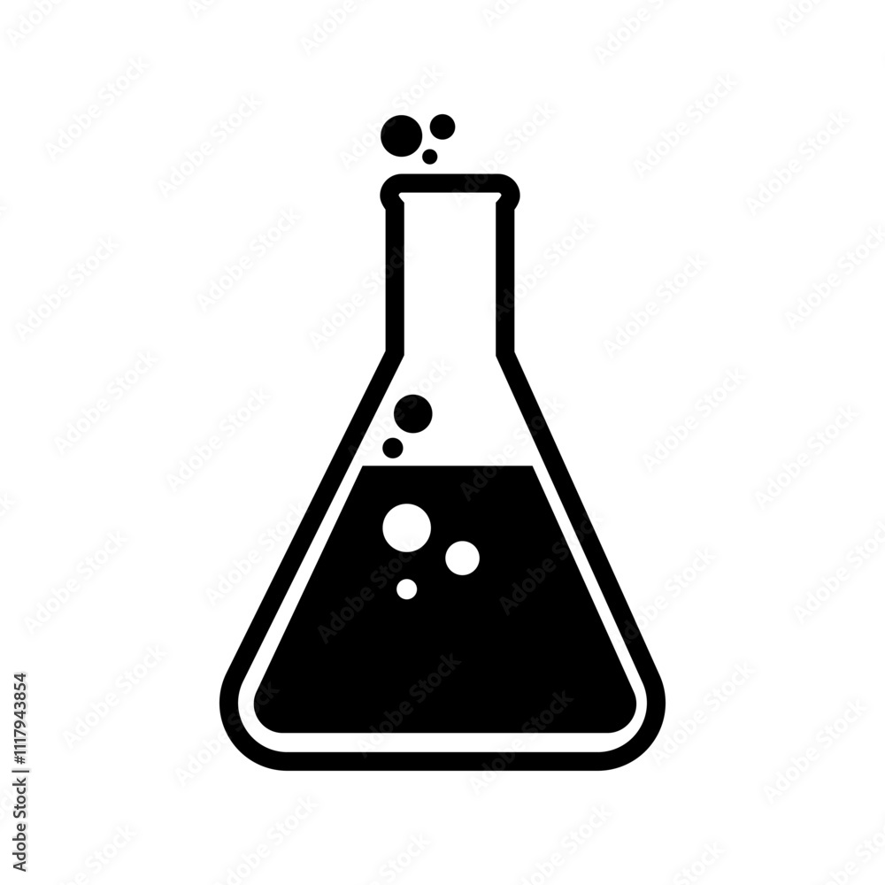 Laboratory beakers vector icon Isolated on white background. Laboratory beakers vector icon Isolated on white background.