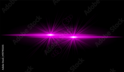 Dual pink starburst. Bright intersecting beams, glowing particles, radiant light effects, warm illumination, abstract lighting design, futuristic energy, decorative visuals