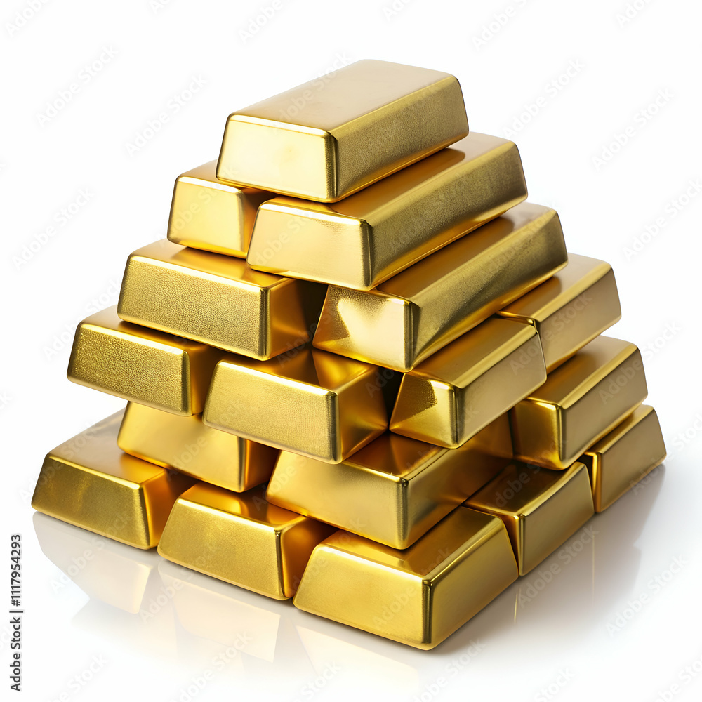 Stack of Gold Bars. Symbol of Wealth and Investment Stack of Gold Bars. Symbol of Wealth and Investment