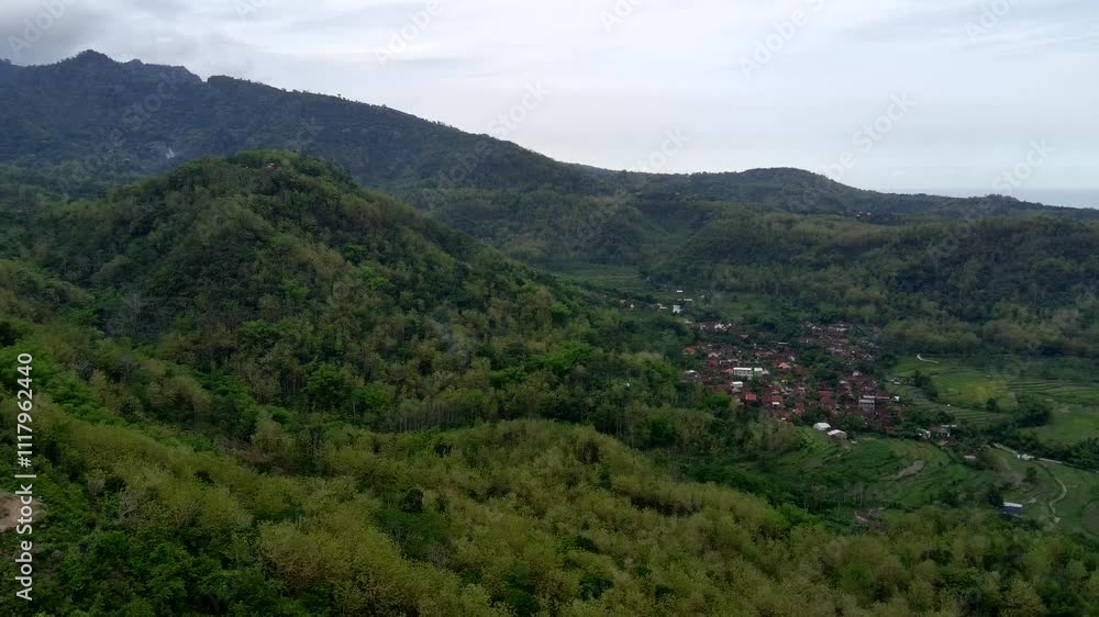 Aerial view of the natural mountain located in Dadapan village, Sedan, Rembang, Central Java. Aerial view of the natural mountain located in Dadapan village, Sedan, Rembang, Central Java.