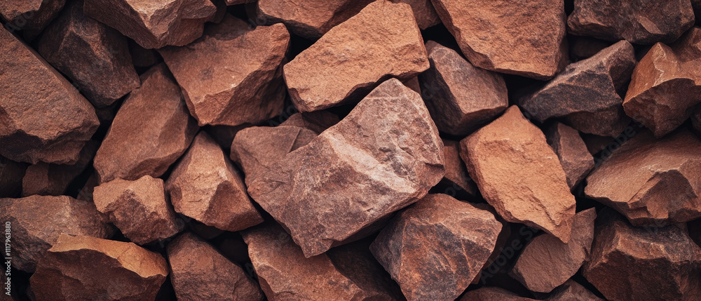 A Close-Up View of a Varied Collection of Brown Rocks Stacked Together, Showcasing Natural Textures and Earthy Tones for Unique Background Options A Close-Up View of a Varied Collection of Brown Rocks Stacked Together, Showcasing Natural Textures and Earthy Tones for Unique Background Options