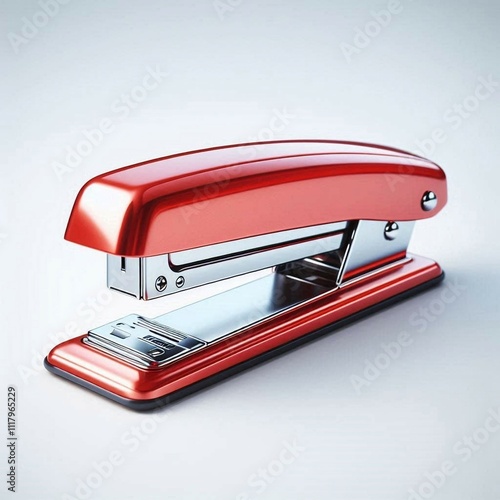 red stapler