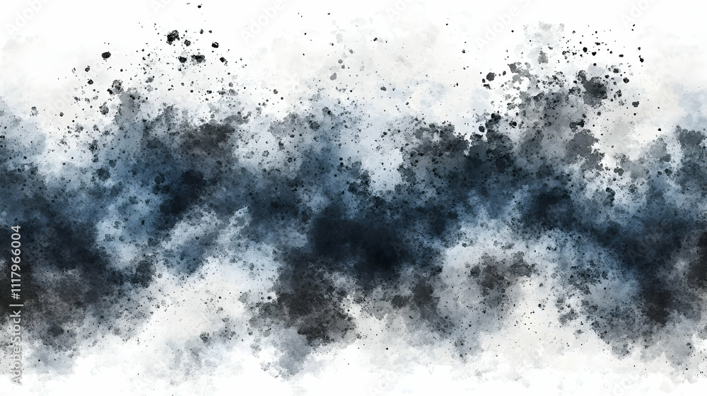 Abstract watercolor background, monochrome blue and grey wash, textured paint splatters, artistic design element, perfect for digital projects. Abstract watercolor background, monochrome blue and grey wash, textured paint splatters, artistic design element, perfect for digital projects.