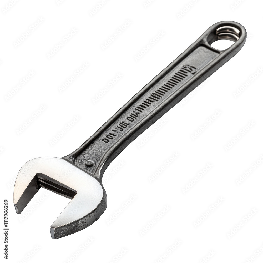 Adjustable wrench isolated on transparent background cutout png Adjustable wrench isolated on transparent background cutout png