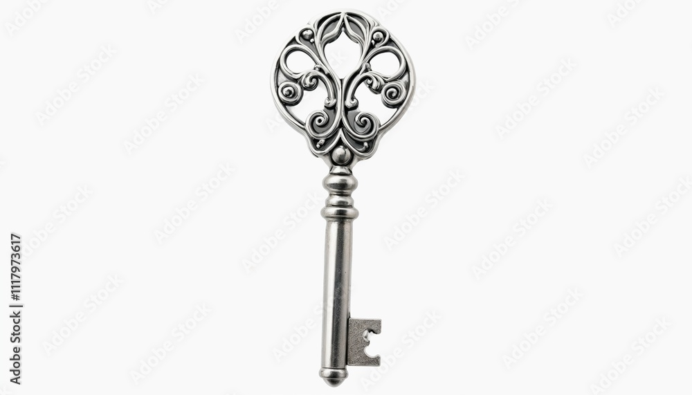 Shiny Silver Key PNG Shiny Silver Key PNG