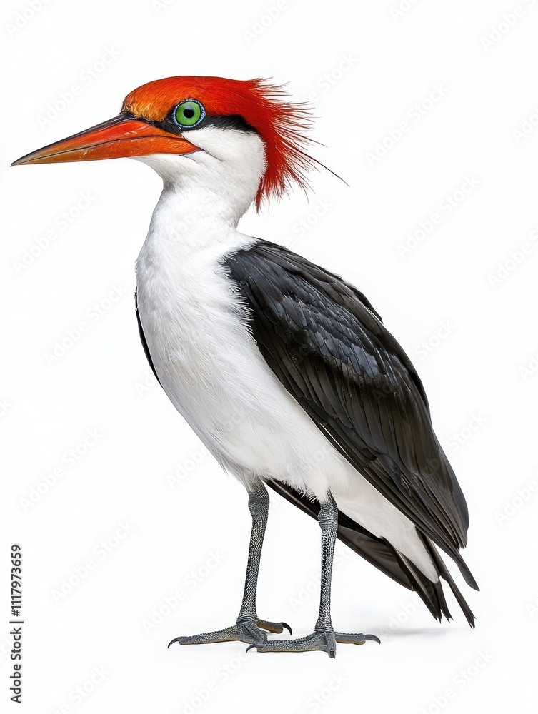 Obraz premium High Fidelity Image of a Black Skimmer Standing with Vibrant Plumage