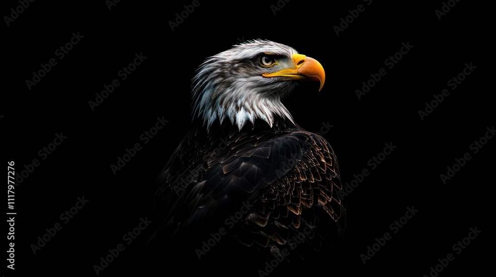 eagle on a black background eagle on a black background