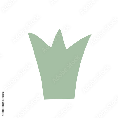 shrubbery tree simple vector illustration