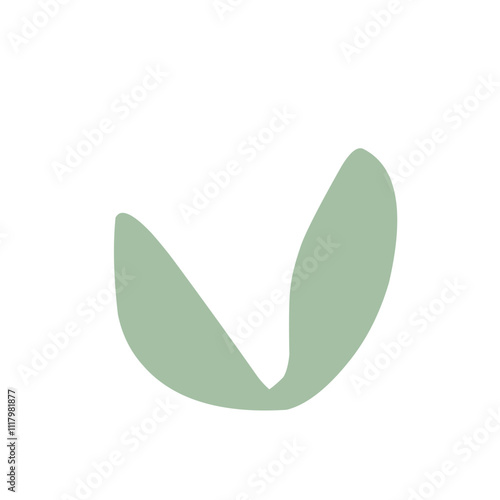 shrubbery tree simple vector illustration