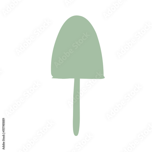 shrubbery tree simple vector illustration