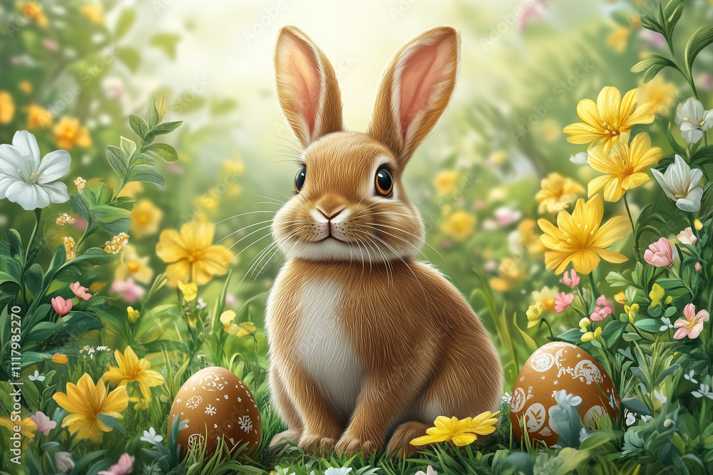 Obraz premium Le lapin de Pâques