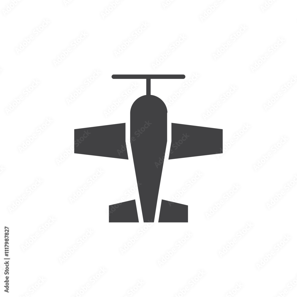 Airplane icon flat and simple set design Airplane icon flat and simple set design