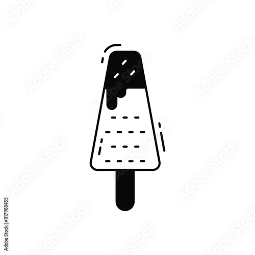Malai kulfi vector icon