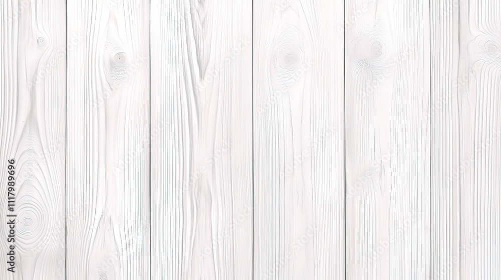 Obraz premium Seamless Ash Wood Texture in Bright White Background for Design