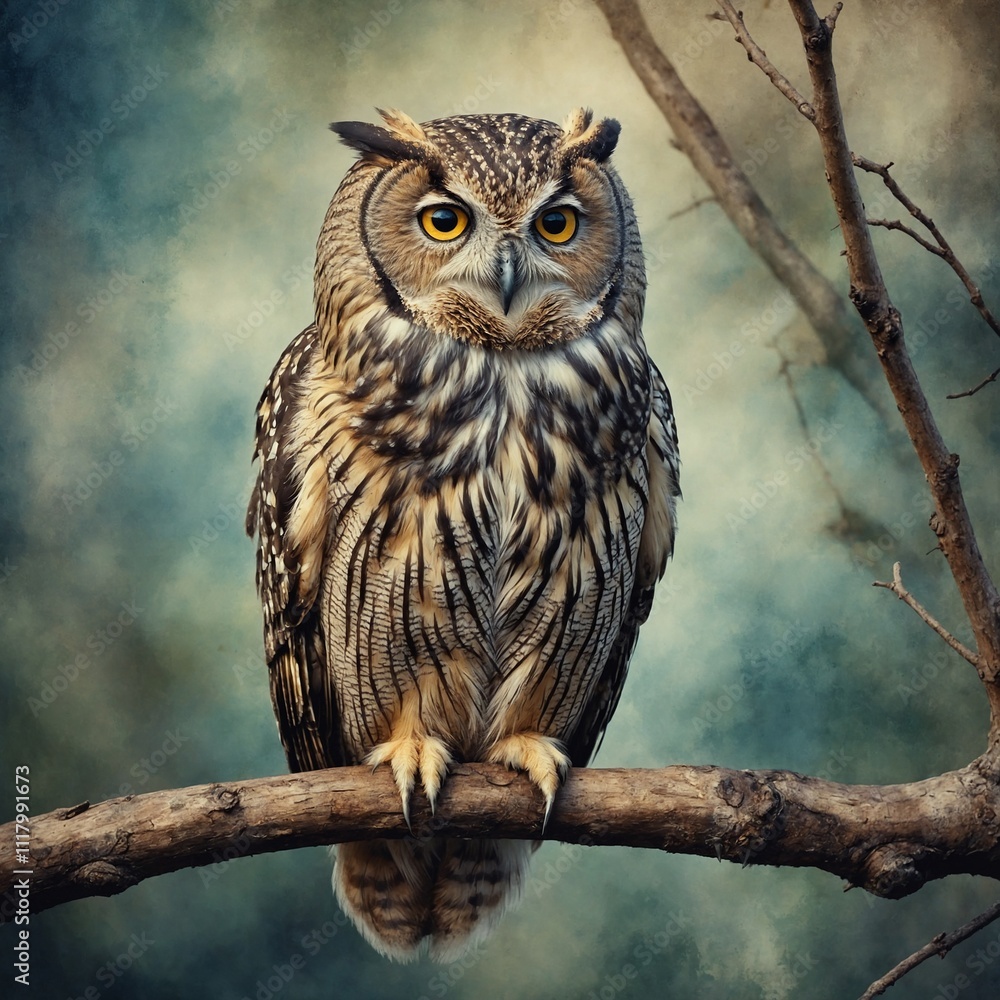 Obraz premium A graceful swan gliding across a serene lake in a minimalist illustration style