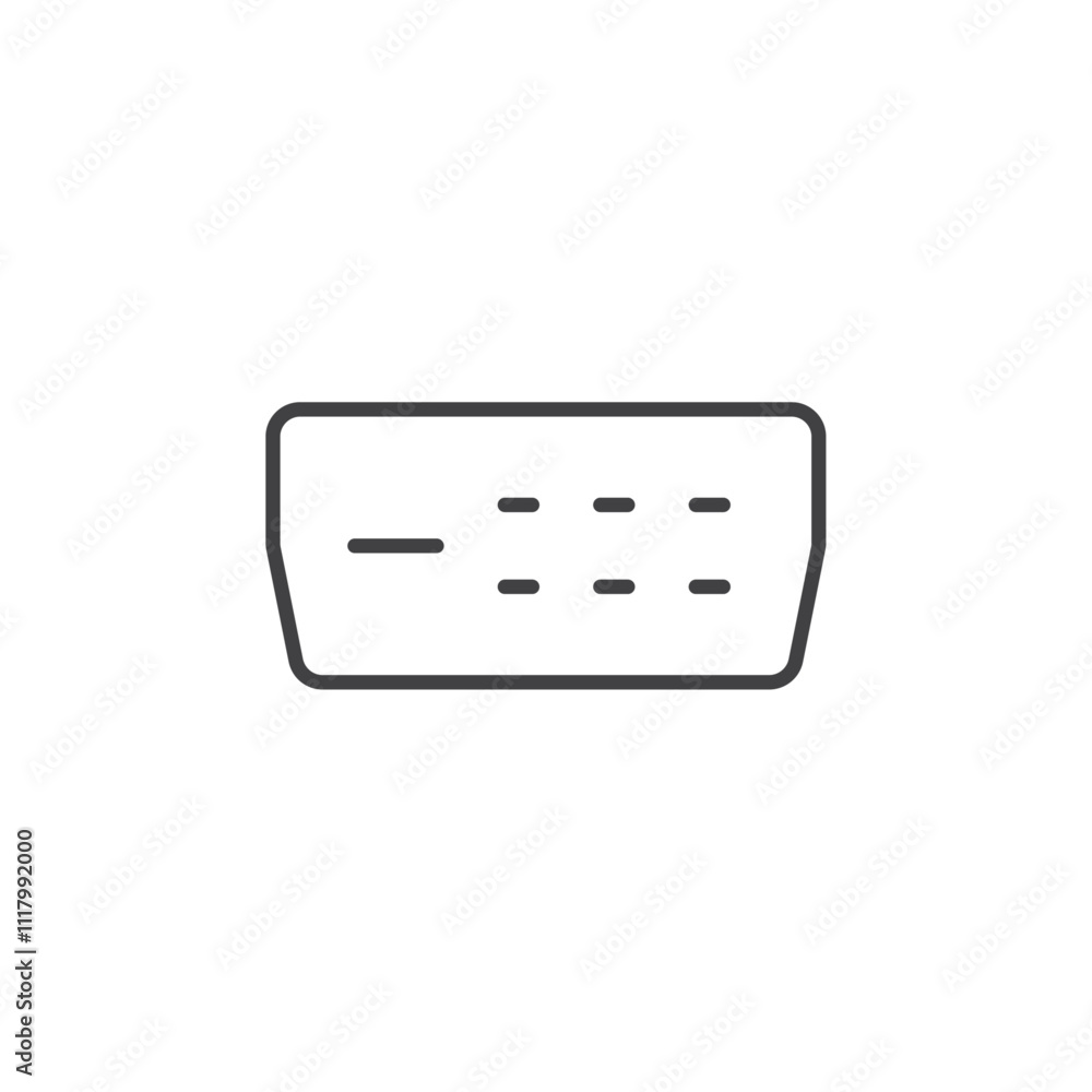 Dvi icon flat and simple set design Dvi icon flat and simple set design