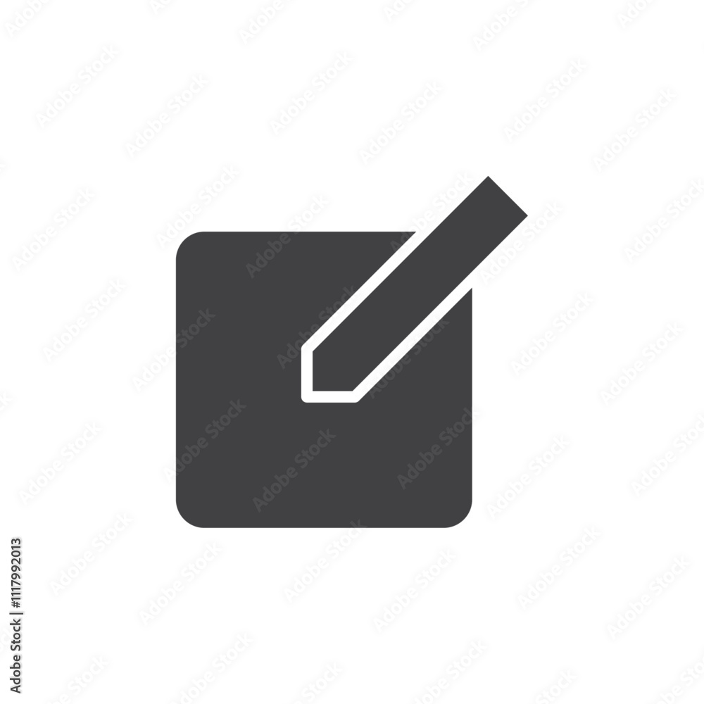 Edit icon flat and simple set design Edit icon flat and simple set design
